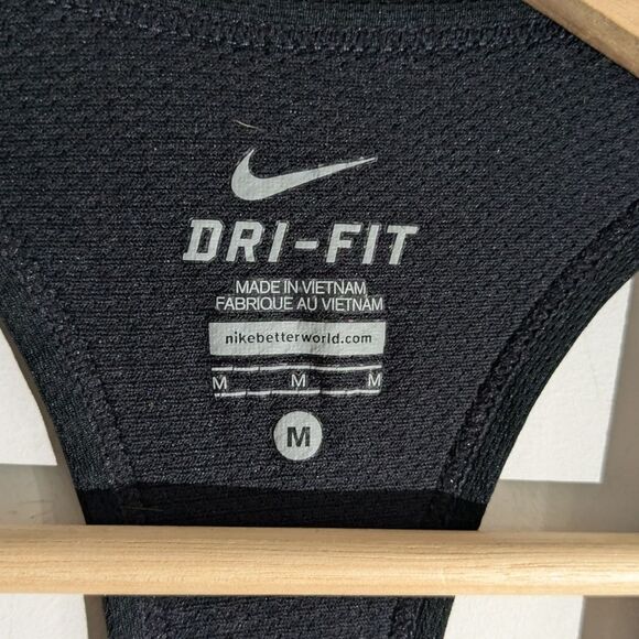 Nike Dri Fit Black Racerback Athletic Tank Women's Size Small - Picture 3 of 4